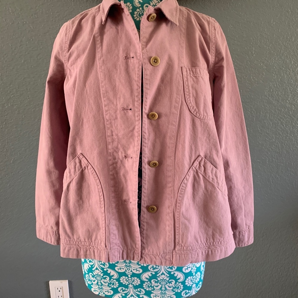Madewell Pink Jean Jacket